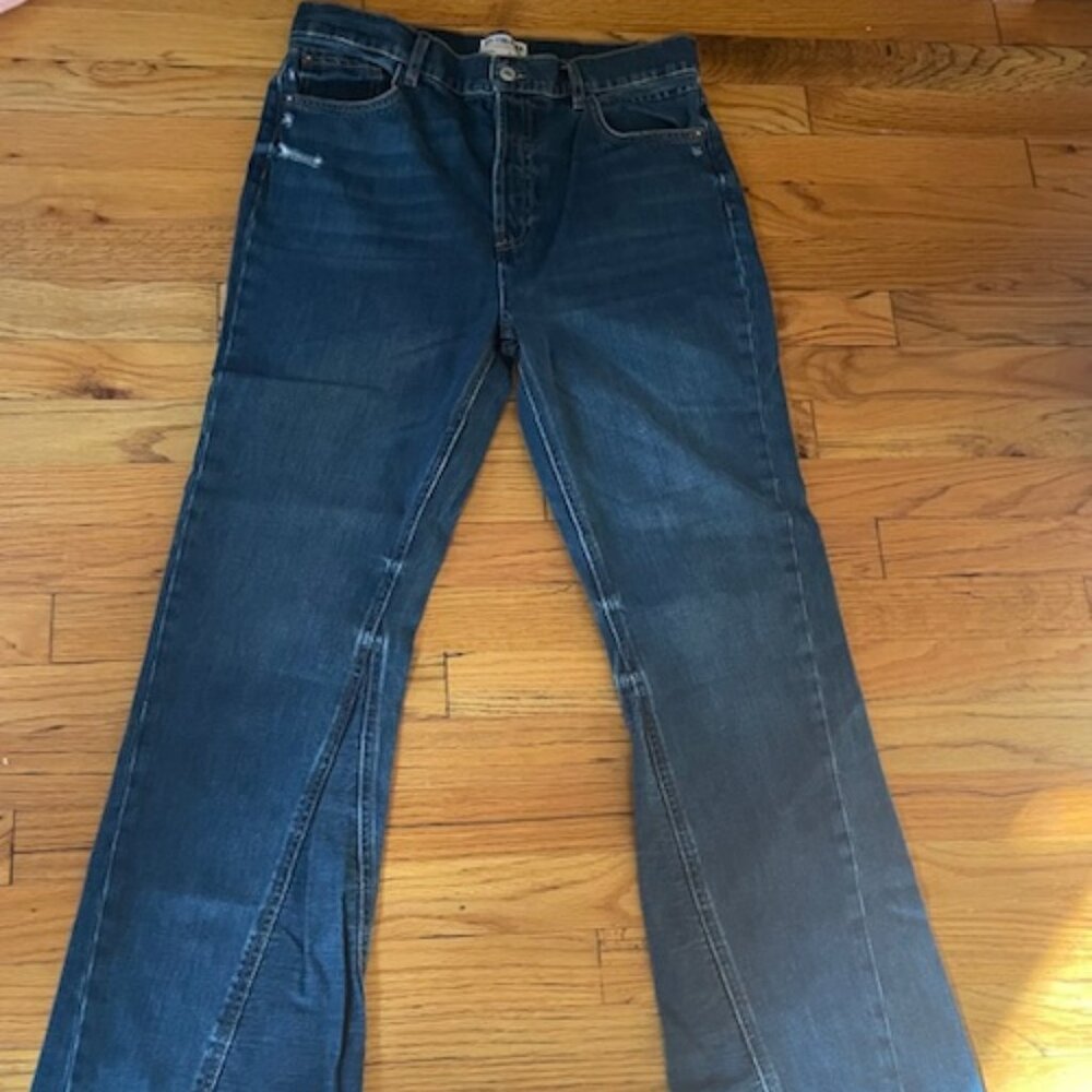 Free People Ladies Flare Leg Button Fly Jeans, Size 29